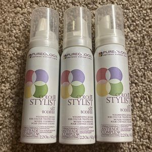 Pureology Voluminizing Mousse for Color-Treated Hair- 3 cans
